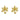 Gold Flower Earrings by Georgie Quinn Jewelry